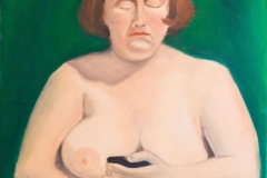 Nude Woman with Phone