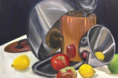 Pots and Apples, 16 x 20
